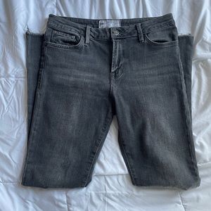 Free People Washed Black Skinny Jeans Size 27 boho